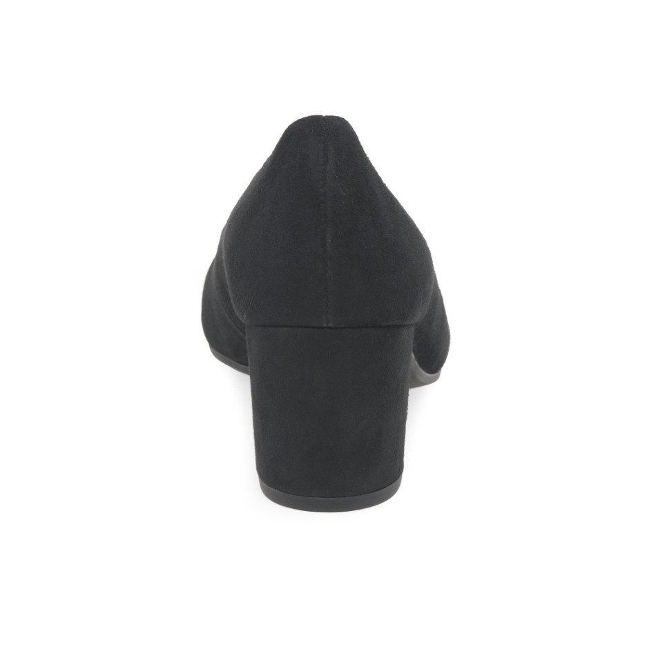 Gabor Daim Noir | Escarpins Kayo Exclusifs Pour Femmes